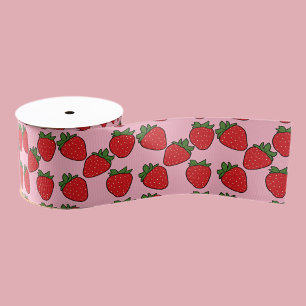 Strawberry Birthday Party Theme    Grosgrain Ribbon