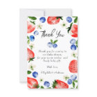 Strawberry Blueberry Baby Shower