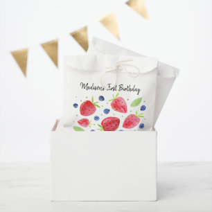 Strawberry Blueberry Berry Sweet Birthday Favour Bags