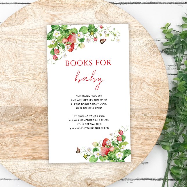 Strawberry Books For Baby card (Creator Uploaded)