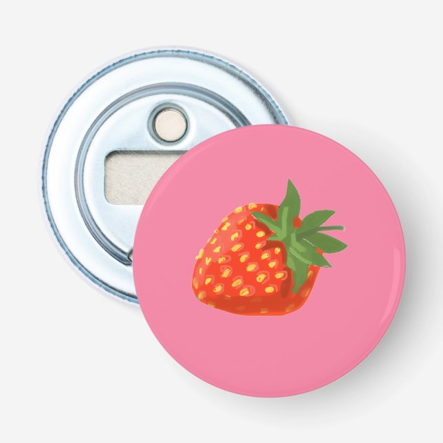 Strawberry Bottle Opener (Front)