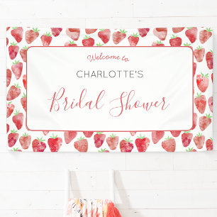 Strawberry Bridal Shower Banner