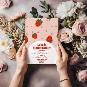 Strawberry Bridal Shower Invitation