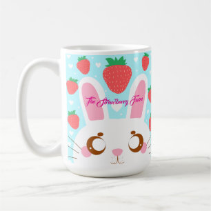 Strawberry Bunny Coffee Mug