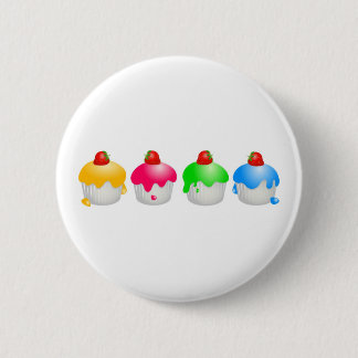 Strawberry Buns 6 Cm Round Badge