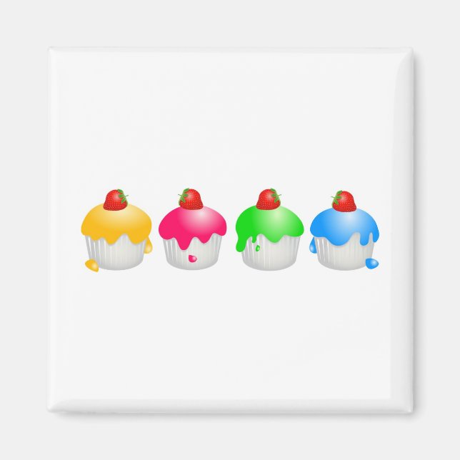 Strawberry Buns Magnet (Front)