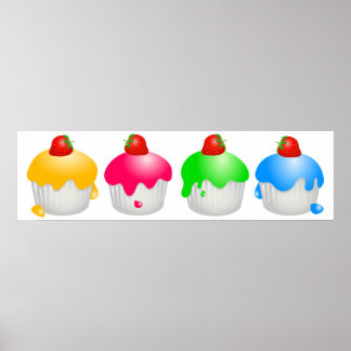 Strawberry Buns Poster