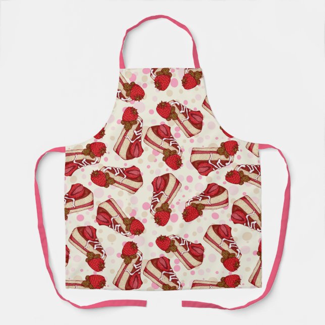 Strawberry Cake Apron (Front)