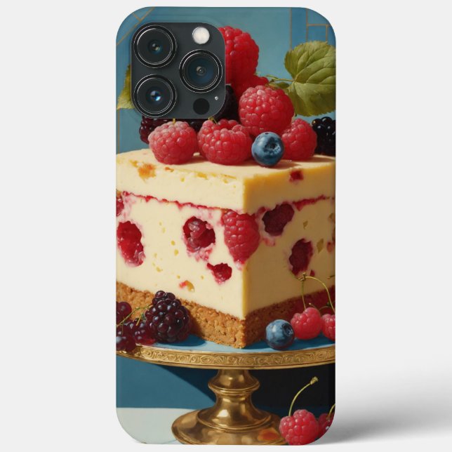 Strawberry Cake Design iPhone 13 Cover (Back)