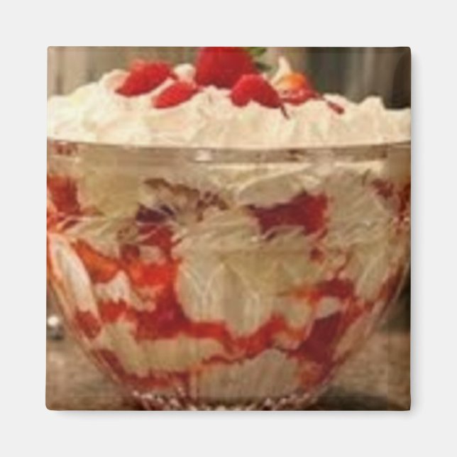 Strawberry Cake Magnet (Front)