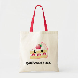 Strawberry Cake: Resistance (customisable!) Tote Bag