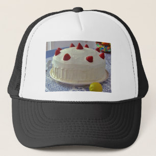 Strawberry Cake Trucker Hat