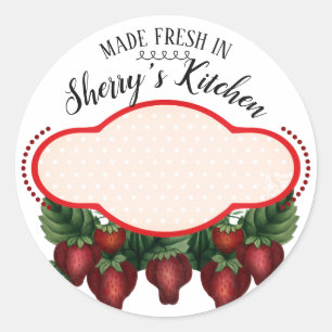 strawberry canning from the kitchen of sticker