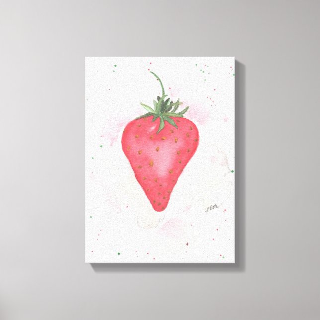 Strawberry Canvas Print (Front)