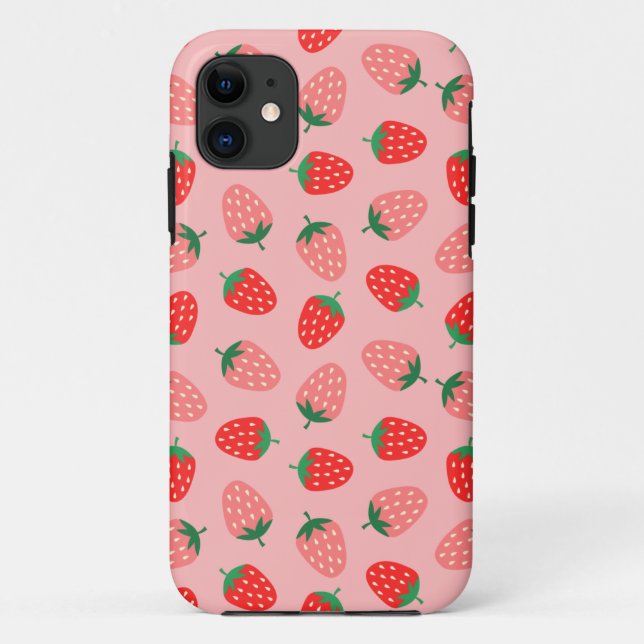 Strawberry Case-Mate iPhone Case (Back)