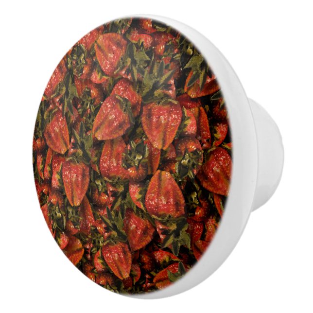 Strawberry Ceramic Knob (Right)