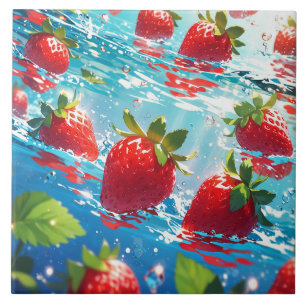 Strawberry Ceramic Tile