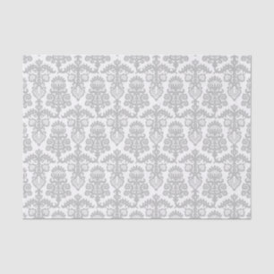 Strawberry Chandelier Pattern in Grey Tissue Paper