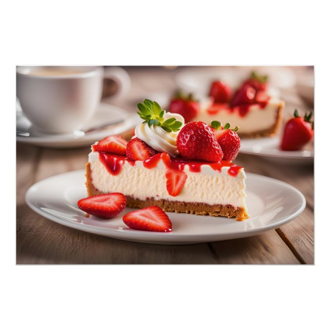 Strawberry Cheesecake Poster (Front)