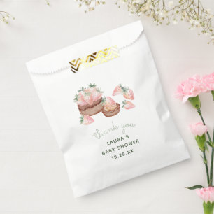 Strawberry Chocolate Cake Berry Sweet Baby Shower Favour Bags