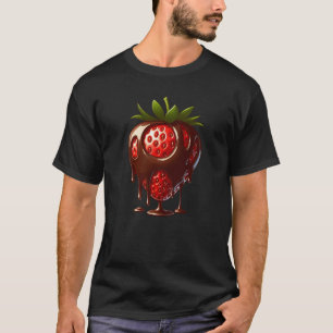 Strawberry chocolate delicious treat dessert T-Shirt