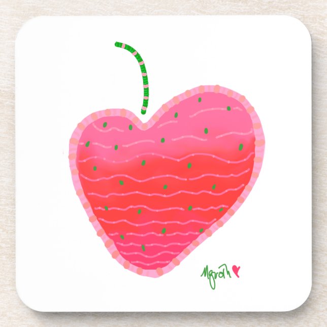 Strawberry coaster (Front)