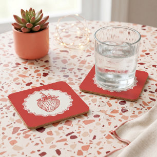 Strawberry Coaster