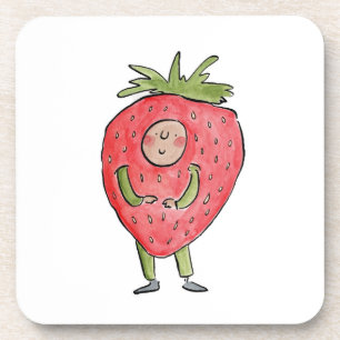Strawberry Coaster