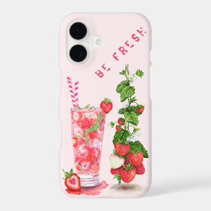 Strawberry Cocktail iPhone Case