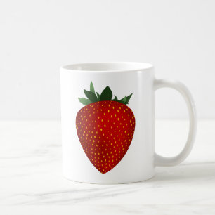 strawberry coffee mug