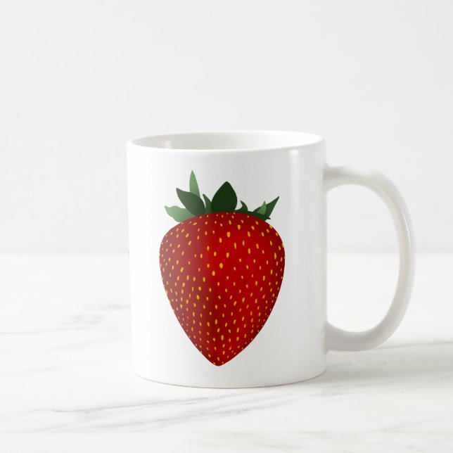 strawberry coffee mug (Right)