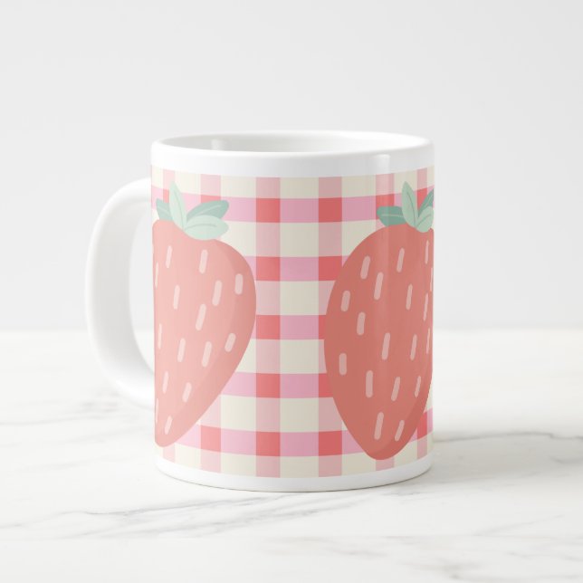 Strawberry 🌸 coffee speciality mug (Front Left)