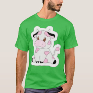 Strawberry cow animated beanie baby cartooncowgirl T-Shirt