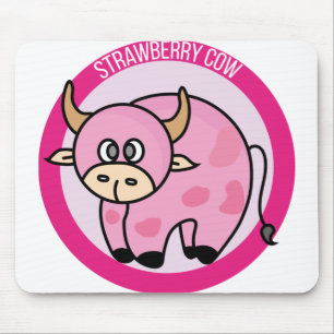 Strawberry Cow Costume Cute Design Ideas Cartoon Mouse Mat