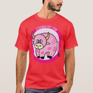 Strawberry Cow Costume Cute Design Ideas toon T-Shirt