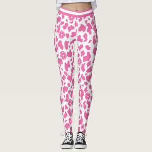 Strawberry cow pickleball (Smaller tile size) Leggings
