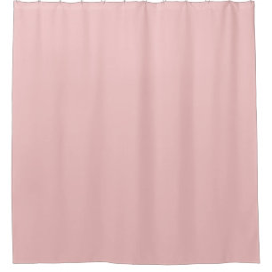 Strawberry Cream Solid Colour Print, Pastel Pink Shower Curtain