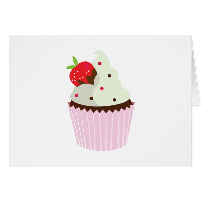 Strawberry Cupcake (Front Horizontal)