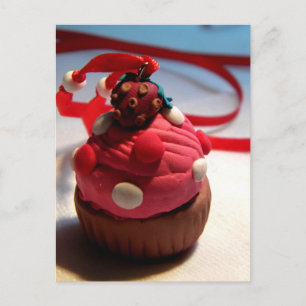Strawberry Cupcake Postcard