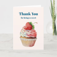 Strawberry Cupcake Sweet Dessert