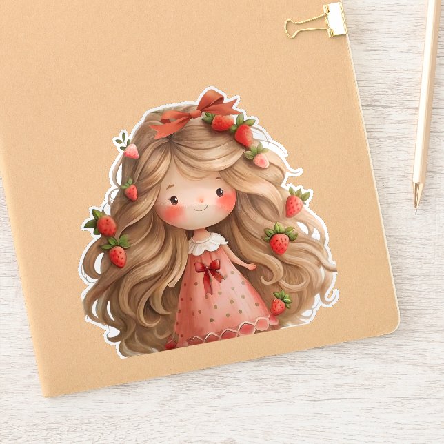 Strawberry Cute Girl (Notebook)