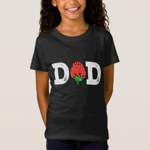 Strawberry Dad Fruit Lover Fruitarian Father's Day T-Shirt