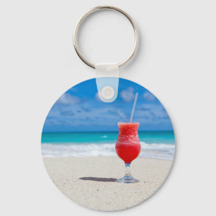 Strawberry Daiquiri 2.25" Basic Button Keychain