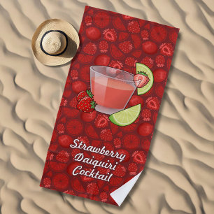 Strawberry Daiquiri Beach Towel