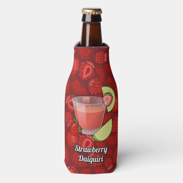Strawberry Daiquiri Bottle Cooler (Bottle Front)