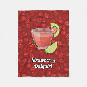 Strawberry Daiquiri Fleece Blanket