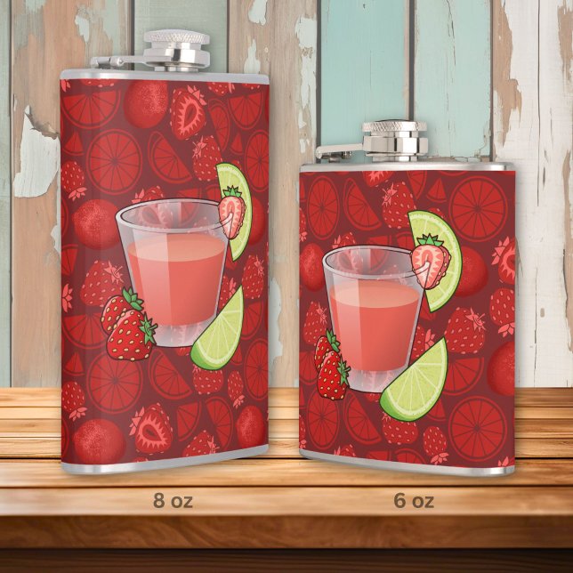 Strawberry Daiquiri Hip Flask (Creator Uploaded)