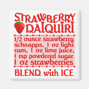Strawberry Daiquiri magnet