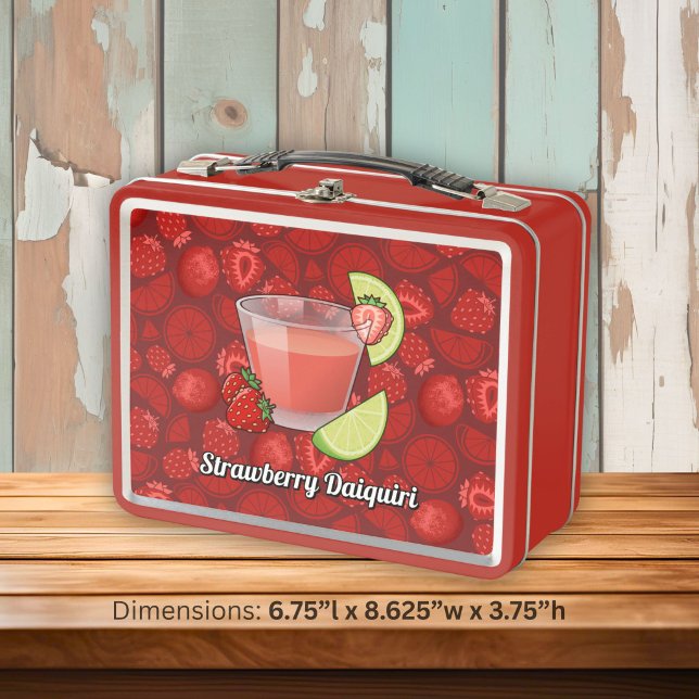 Strawberry Daiquiri Metal Lunch Box (Creator Uploaded)