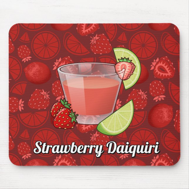 Strawberry Daiquiri Mouse Mat (Front)